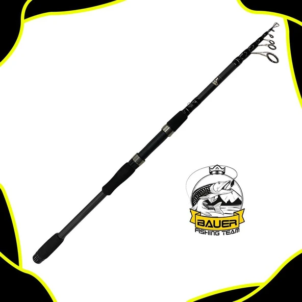 Bauer Aron 3000 Amatsu 240 Cm 10-40 Gr Tele Spin Olta Takımı Seti - 3