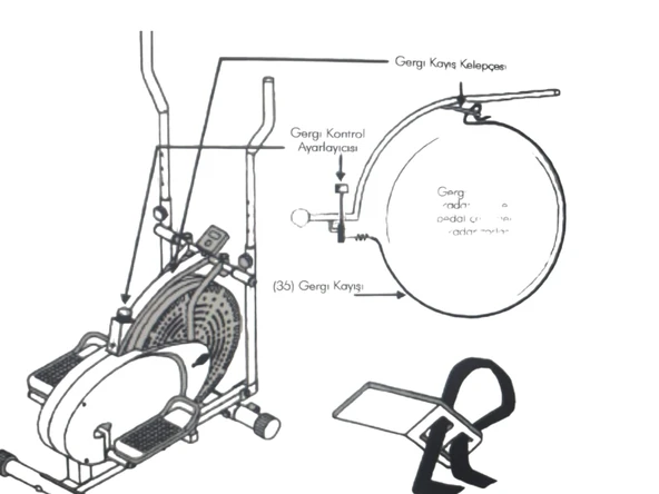 ELİPTİK BİSİKLET (ORBİTRACK) KEÇELİ SERTLİK KAYIŞI - 3