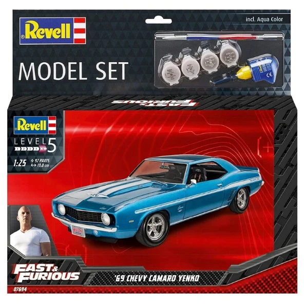 Revell 1:25 Fast & Furious '69 Chevy Yenko Camaro - 7