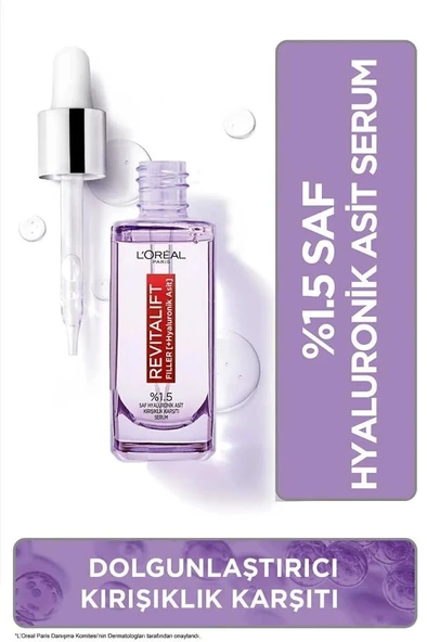 LOreal  Paris Revitalift Filler Hyaluronic Anti-Wrinkle Serum 50ML
