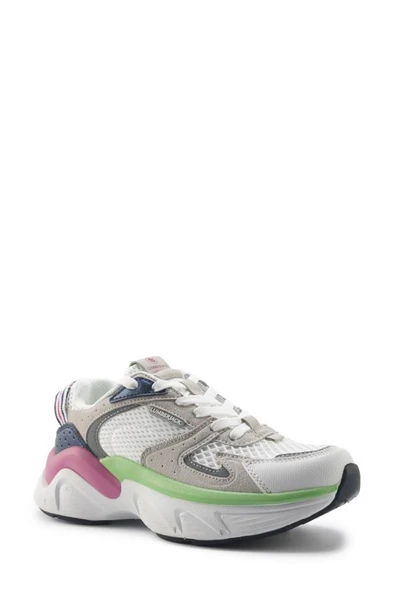 Lumberjack LEAF 5FX 101950053 Kadın Spor Ayakkabı Beyaz Laci Pembe 36-40 - Resim 2