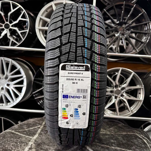 205/60 R16 96H XL Gislaved Euro Frost 6 Kışlık Lastik 2024 Üretim (1 ADET)