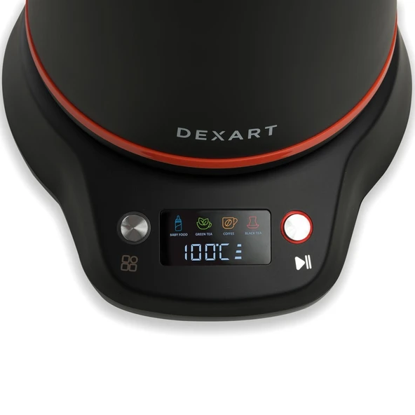 Dexart DX-1321-BL PerfectTea Dijital Çay Makinesi – Siyah - 6