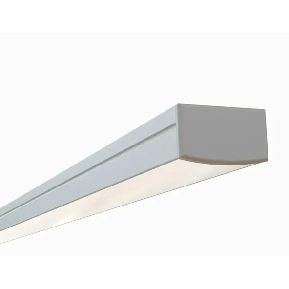 Sıva üstü alüminyum LED profil Kanal 2mt. aydınlatma dekoratif şerit kanalı armatür linear ışık kare kasa - 4