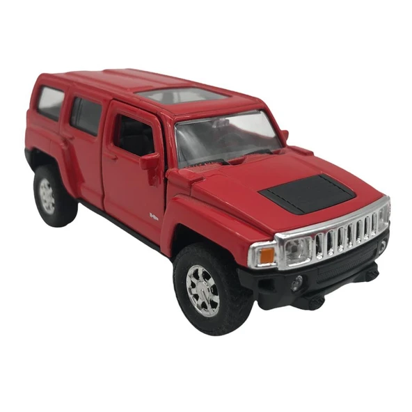 Farbu Oyuncak 1:38 Metal Çek Bırak Araba Hummer H2 43629D - 5
