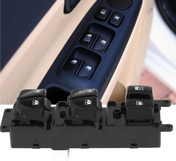 HYUNDAI ACCENT ERA CAM DÜGMESI ANAHTAR TAKIMI DÖRTLÜ VE TEKLİ(2006 - 2012) - Resim 3