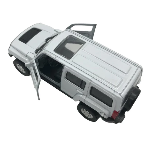 Farbu Oyuncak 1:38 Metal Çek Bırak Araba Hummer H2 43629D - 12