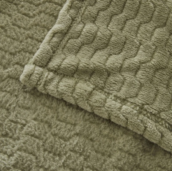 Karaca Home Raunda Mint Çift Kişilik Weelsoft Battaniye - 4