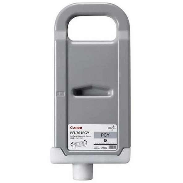 Feyza Bilişim  Canon PFI-701 PGY (Photo Gray) Plotter Orijinal Mürekkep Kartuş 700 ml. (0910B001) ürün görseli
