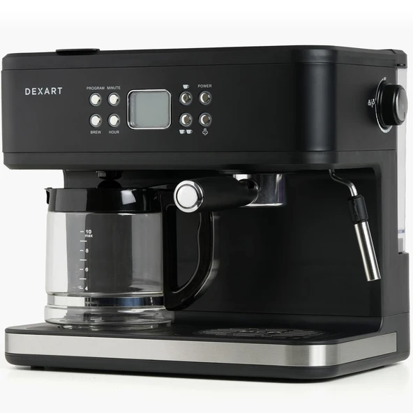 Dexart DX-1341 Home Barista 3-in-1 Filtre Kahve & Espresso Makinesi - 3