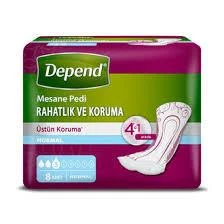 Depend Mesane Pedi Kadın Normal 8'li