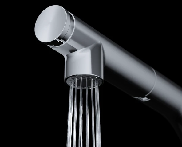 TEKA IN 938 PLUS 2 FONKSİYONLU SPİRALLİ KROM MUTFAK BATARYASI - Resim 3