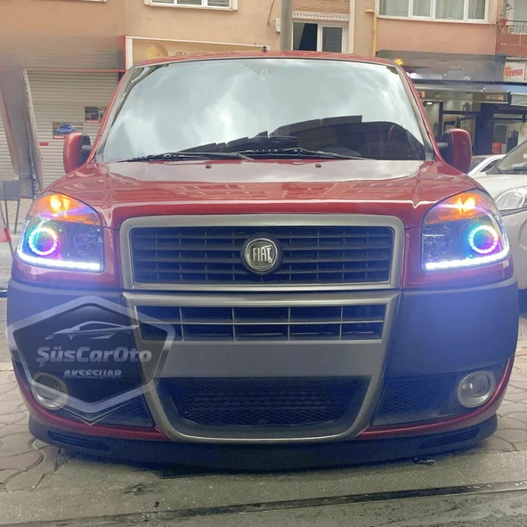 Fiat Doblo D2 2005-2010 Uyumlu Üniversal V2 Laguna Lip Esnek Ön Lip 2 Parça Tampon Altı Dil Karlık Ön Ek