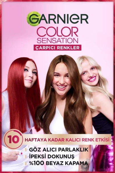 Garnier Çarpıcı Renkler 5.35 Çikolata Kahve Saç Boyası, Demikit - 2