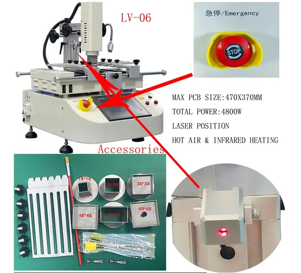 LWFİX LV-06 YARI OTOMATİK BGA MAKİNESİ - Resim 4