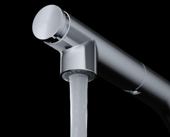 TEKA IN 938 PLUS 2 FONKSİYONLU SPİRALLİ KROM MUTFAK BATARYASI - Resim 2