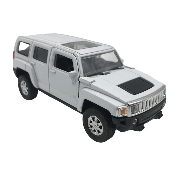 Farbu Oyuncak 1:38 Metal Çek Bırak Araba Hummer H2 43629D - 6