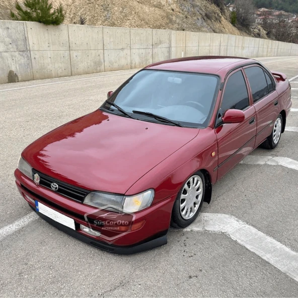Toyota Corolla AE101 Efsane Kasa 1991-1998 Uyumlu Üniversal V2 Laguna Lip Esnek Ön Lip 2 Parça Tampon Altı Dil Karlık Ön Ek - 3