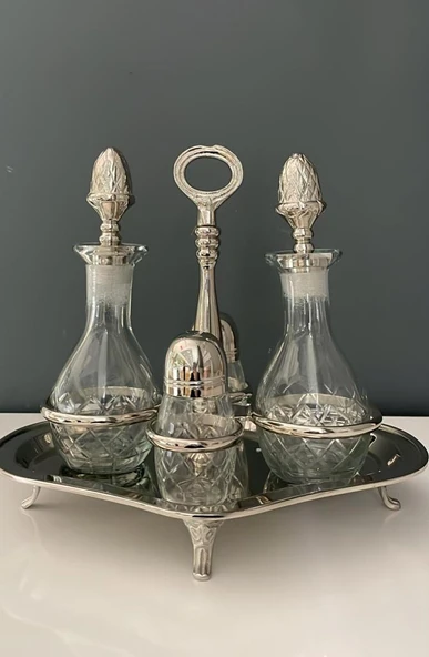 LAMEDORE YAĞ VE SİRKE SETİ 27X20X22,5 CM