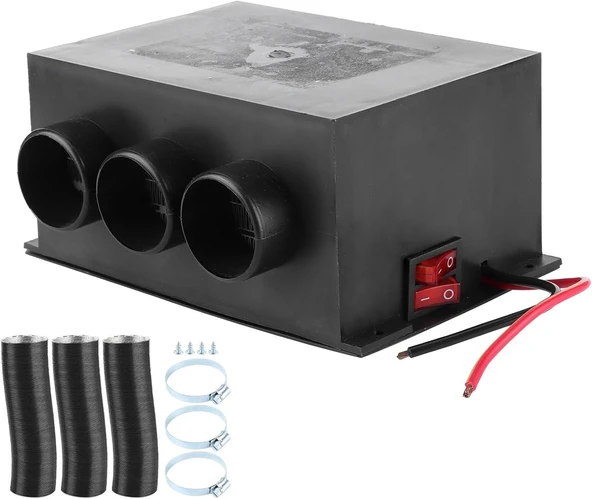 AYAK ALTI FANLI ELEKTRİKLİ ISITICI VE CAM BUĞU CÖZÜCÜ 250 - 400WATT 12 VOLT - 1