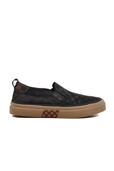 Guja Siyah Hafif Slip-On Erkek Casual Ayakkabı