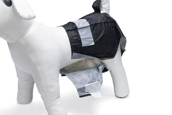 Beeztees Köpek Alt Bezi, Mükemmel Uyum, Kullan-At, Siyah, 20 Adet, S - Resim 5