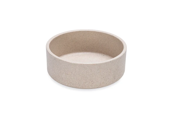 Beeztees DBL Köpek Mama Su Kabı, Bambu, Bej, 12cm, 300ml ürün görseli 1