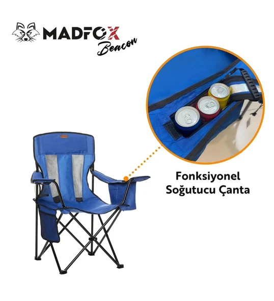 Beacon Katlanır Kamp Sandalyesi Mavi - 7