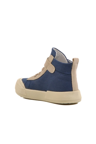 Aspor Lacivert Keten Bilek Boy Cırtlı Unisex Çocuk Sneaker - 4