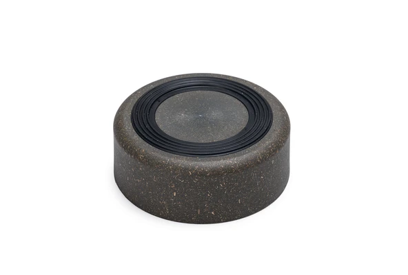 Beeztees DBL Köpek Mama Su Kabı, Bambu, Antrasit, 12cm, 300ml - Resim 4