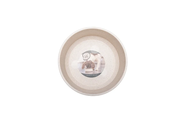 Beeztees DBL Köpek Mama Su Kabı, Bambu, Bej, 17cm, 800ml - 6
