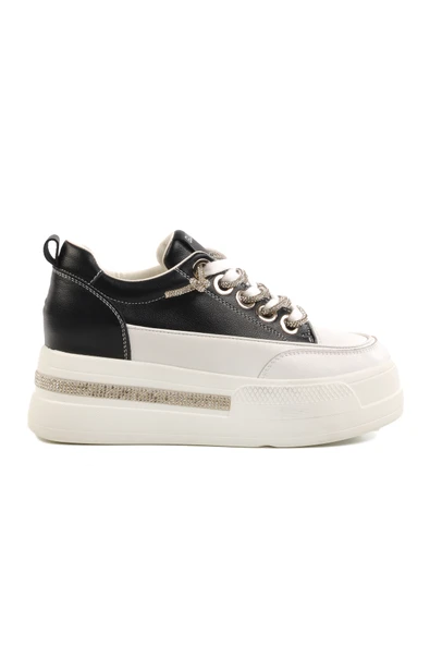 Guja Siyah Yüksek Taban Kadın Sneaker