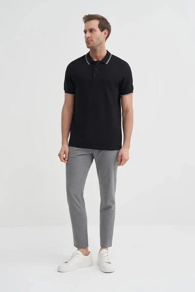 Cazador Slim Fit Bisiklet Yaka Waffle Yumuşak Dokulu Tişört - Resim 2