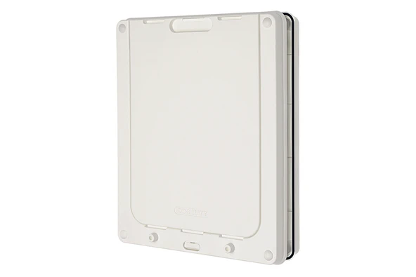 Beeztees DogMate Köpek Kapısı, Çift Yönlü, 2 fonksiyonlu, Beyaz, 35x29cm - Resim 2