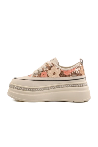 Guja Sarı Yüksek Taban Kadın Sneaker - 2