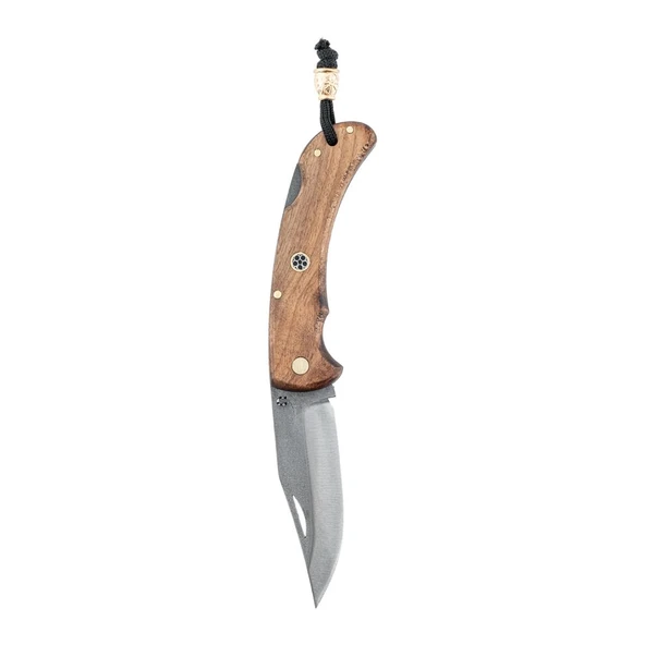 Katlanır Cep Çakısı - Ahşap Saplı - İpli - Savex - 3279 - 2