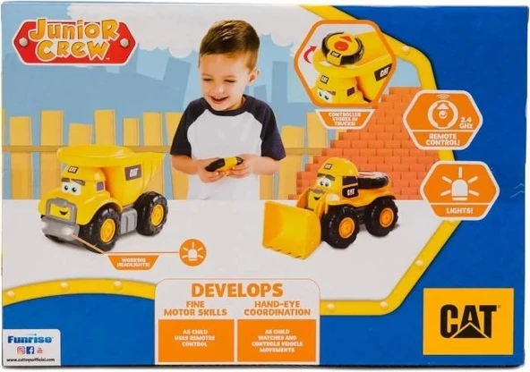 CAT Junior Crew Lil' Movers Uzaktan Kumandalı Kamyon - 5