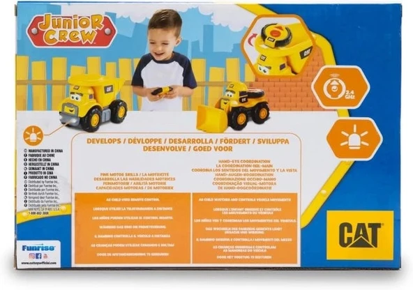 CAT Junior Crew Lil' Movers Uzaktan Kumandalı Kamyon - 9