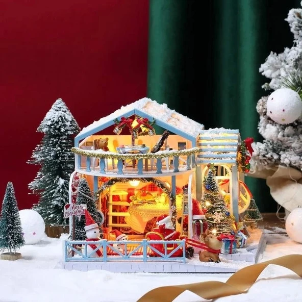 GuDoQi 1:24 Ölçekli DIY Minyatür Dollhouse Kiti - 7