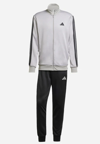 adidas Sportswear Basic 3-Stripes French Terry Erkek Eşofman Takımı JI8876 - 6