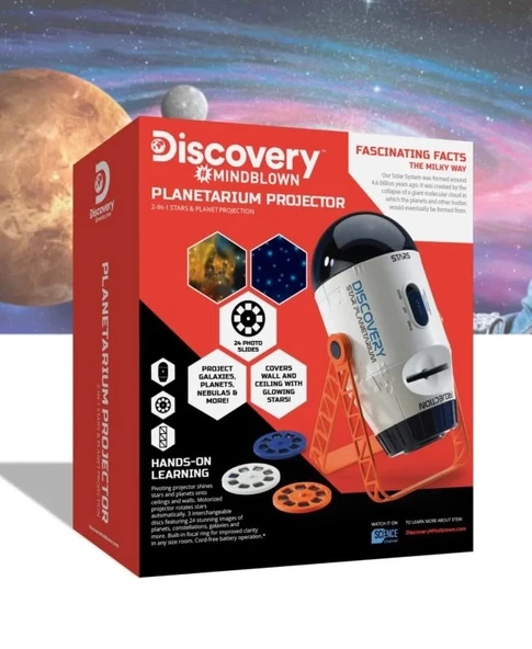 Discovery #MINDBLOWN 2 in 1 Planetarium Space Projektör - 4