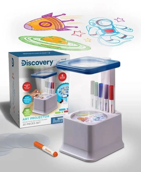 Discovery Kids - Eğlenceli Sanat Projeksiyonu ve Boyama Seti - 2