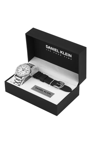 Daniel Klein Çelik Kordon 3 Atm Suya Dayanıklı Özel Tasarım Erkek Kol Saati VS.BLKT.0164