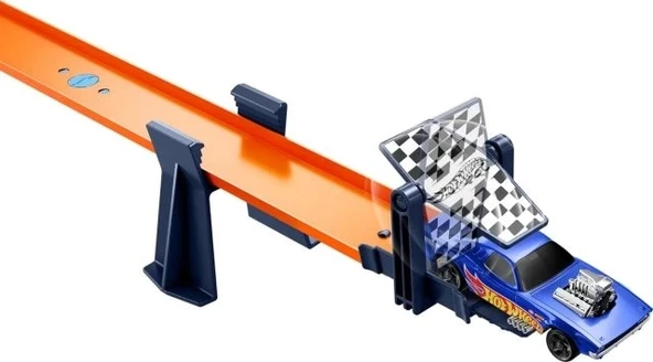 Hot Wheels Ölçekli Uzaktan Kumandalı Araç ve 30'dan Fazla Yarış Pisti - 5