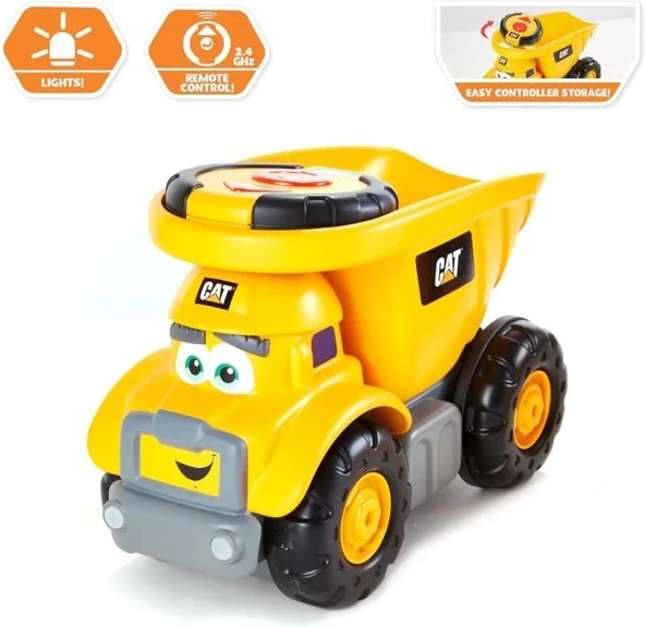 CAT Junior Crew Lil' Movers Uzaktan Kumandalı Kamyon - 6