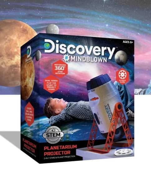 Discovery #MINDBLOWN 2 in 1 Planetarium Space Projektör - 3
