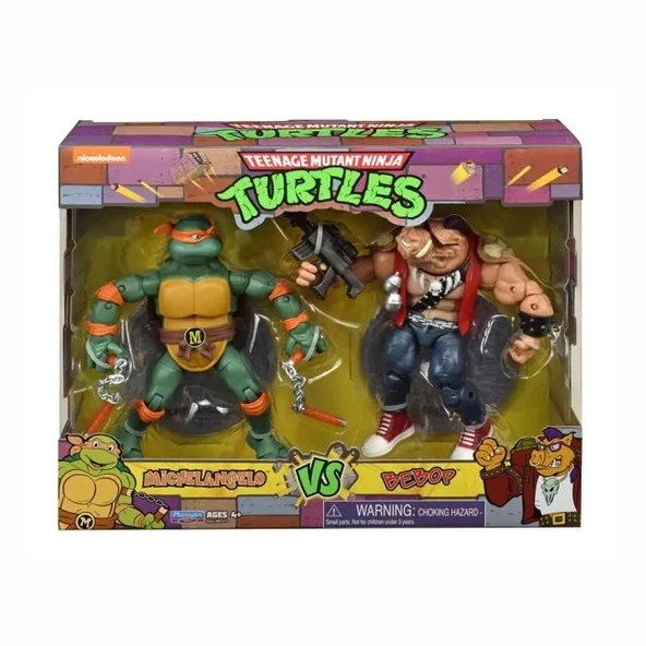 Teenage Mutant Ninja Turtles Mikey Bebop'a Karşı 2 Paket