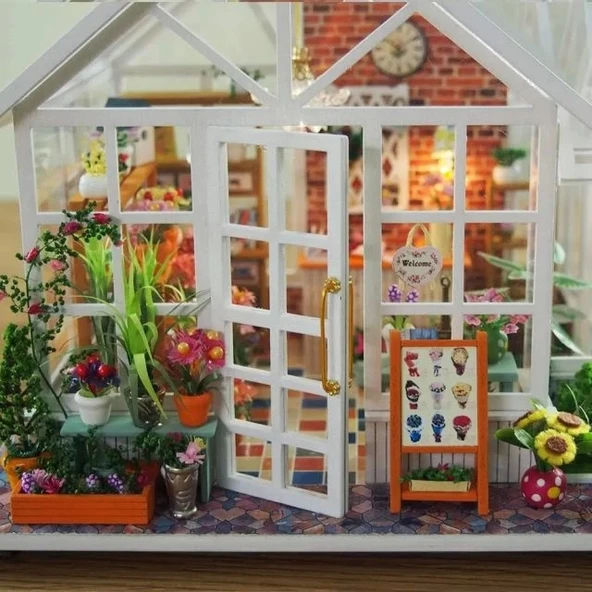 GuDoQi 1:24 Ölçekli DIY Minyatür Dollhouse Kiti - 3