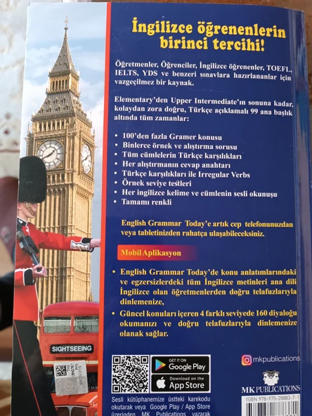 Türkçe Açıklamalı English Grammar Today 38 th Edition, Audiobook - 2