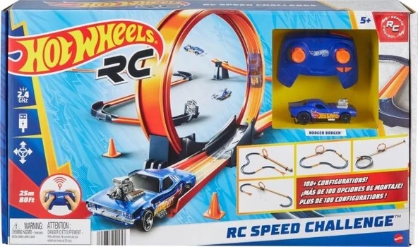 Hot Wheels Ölçekli Uzaktan Kumandalı Araç ve 30'dan Fazla Yarış Pisti